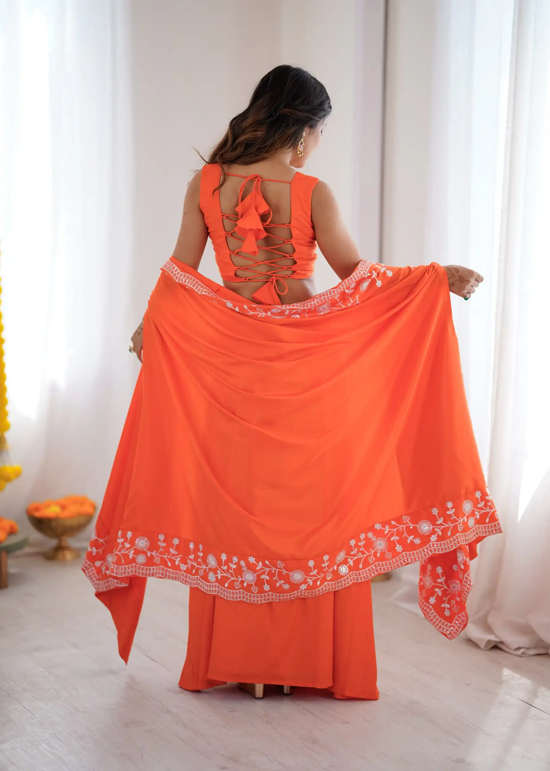 SP 73 Orange French Crep Silk Salwar Suit Perfect for Wedding, Party, Engagement, Baisakhi, Pongal – . Special Price ₹2149. Delivery 4-6 Working Days | Jump Suits, Salwar suit, Designer Suits, Casual Suits, Creative suits, Palazzo Suits, Party Wear Suits, Patiala Suits, Straight Suits