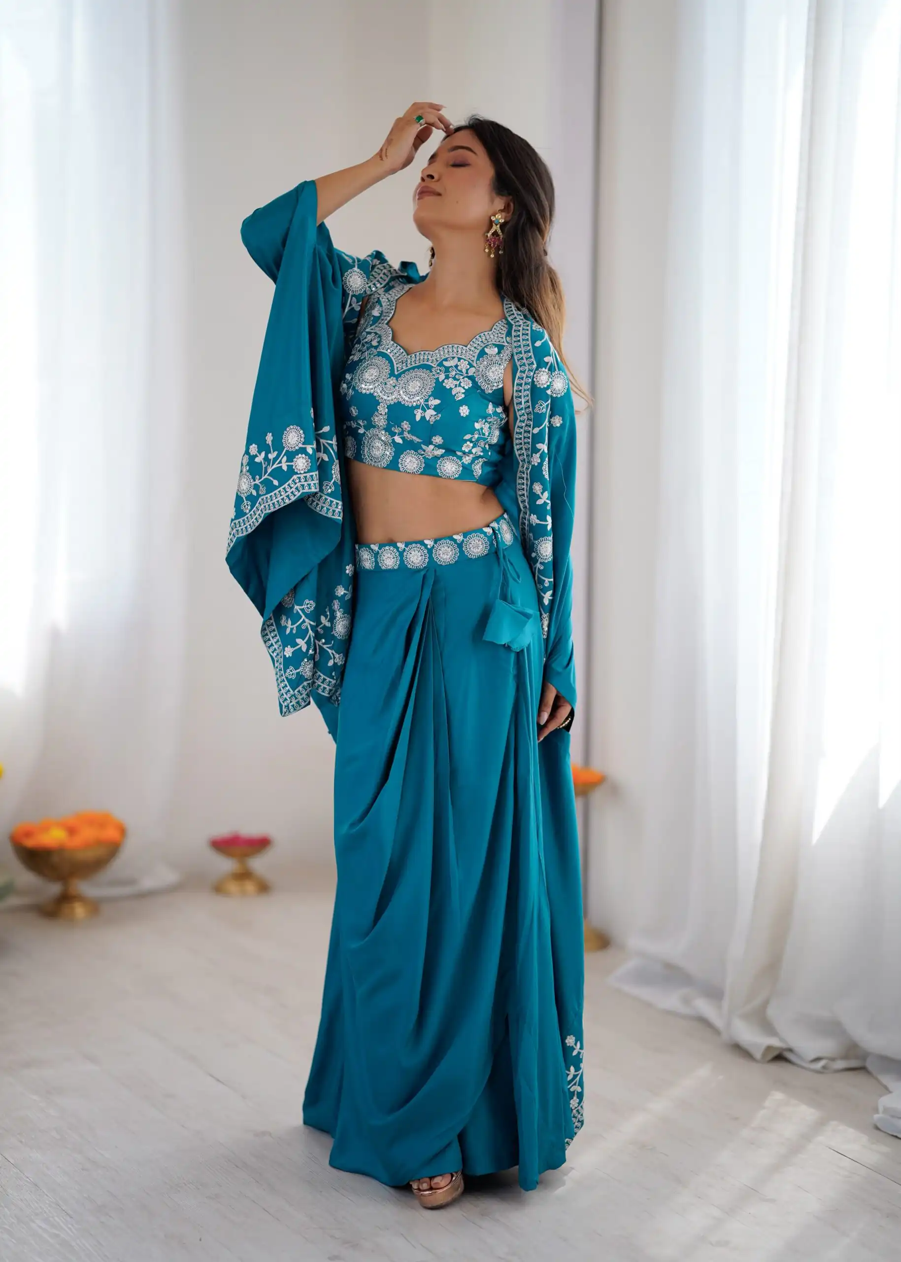 SP 73 Teal French Crep Silk Salwar Suit Perfect for Wedding, Party, Engagement, Baisakhi, Pongal – . Special Price ₹2149. Delivery 4-6 Working Days | Jump Suits, Salwar suit, Designer Suits, Casual Suits, Creative suits, Palazzo Suits, Party Wear Suits, Patiala Suits, Straight Suits