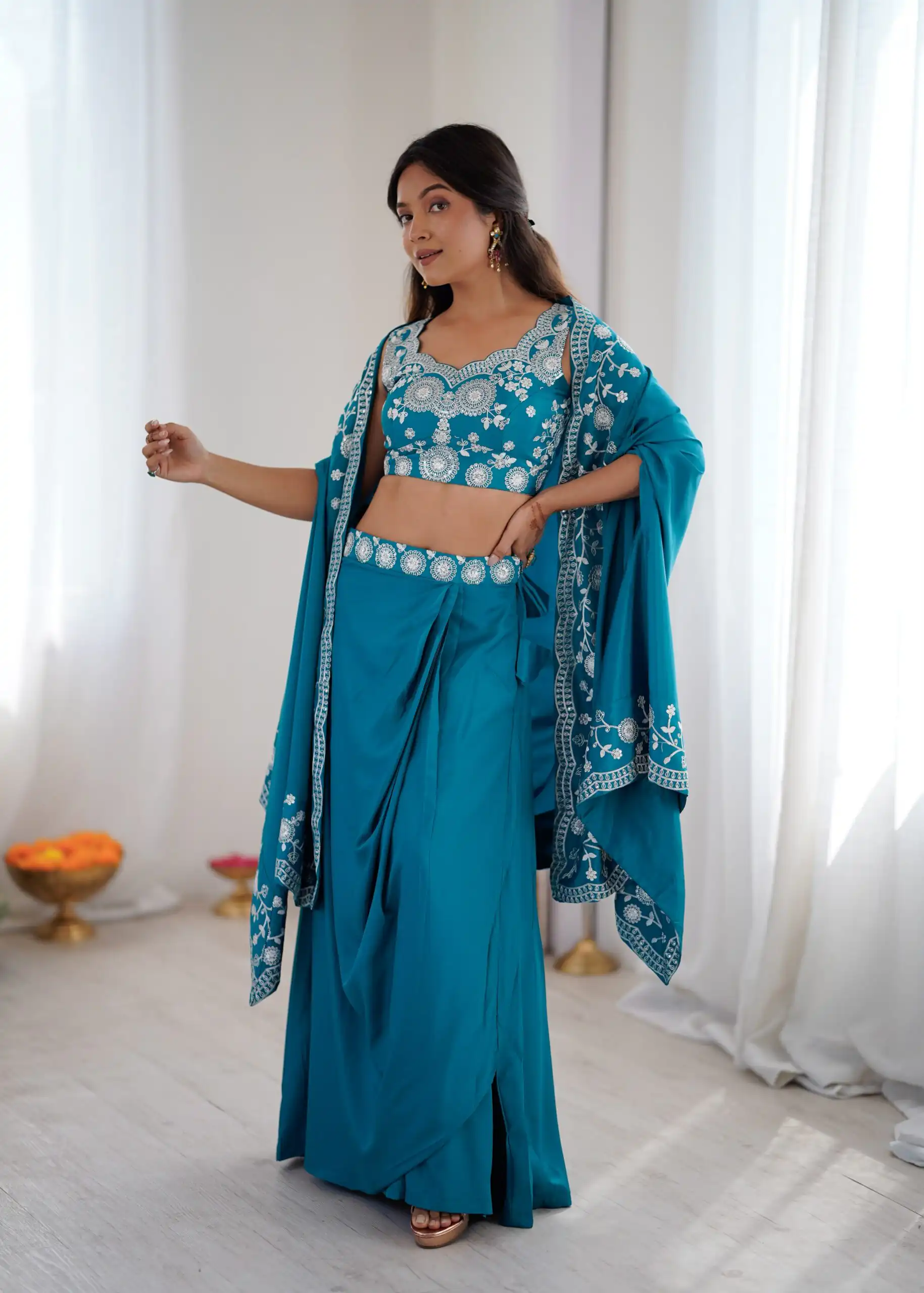 SP 73 Teal French Crep Silk Salwar Suit Perfect for Wedding, Party, Engagement, Baisakhi, Pongal – . Special Price ₹2149. Delivery 4-6 Working Days | Jump Suits, Salwar suit, Designer Suits, Casual Suits, Creative suits, Palazzo Suits, Party Wear Suits, Patiala Suits, Straight Suits