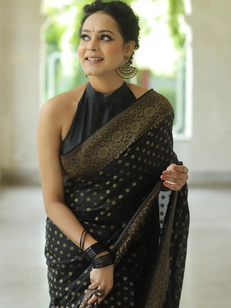 KPR 233 Black in Soft Lichi Silk Lace Border & Lace Work Saree . Available at ₹1549 only. Delivery 4-6 Working Days. Shop now. | Sarees, Bollywood Sarees, Creative Sarees, Designer Sarees, Embroidered Sarees, Ethnic Saree, Modern Digital sarees, Party Wear Sarees