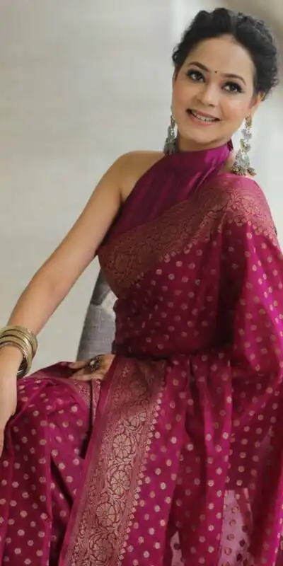 KPR 233 Dark Pink in Soft Lichi Silk Lace Border & Lace Work Saree . Available at ₹1549 only. Delivery 4-6 Working Days. Shop now. | Sarees, Bollywood Sarees, Creative Sarees, Designer Sarees, Embroidered Sarees, Ethnic Saree, Modern Digital sarees, Party Wear Sarees