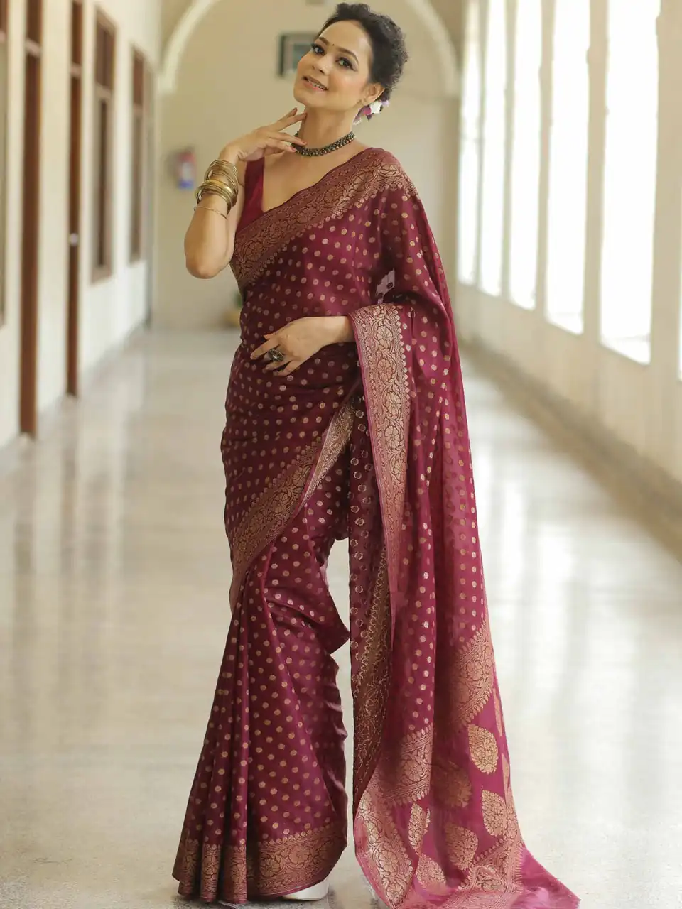 KPR 233 Maroon in Soft Lichi Silk Lace Border & Lace Work Saree . Available at ₹1549 only. Delivery 4-6 Working Days. Shop now. | Sarees, Bollywood Sarees, Creative Sarees, Designer Sarees, Embroidered Sarees, Ethnic Saree, Modern Digital sarees, Party Wear Sarees
