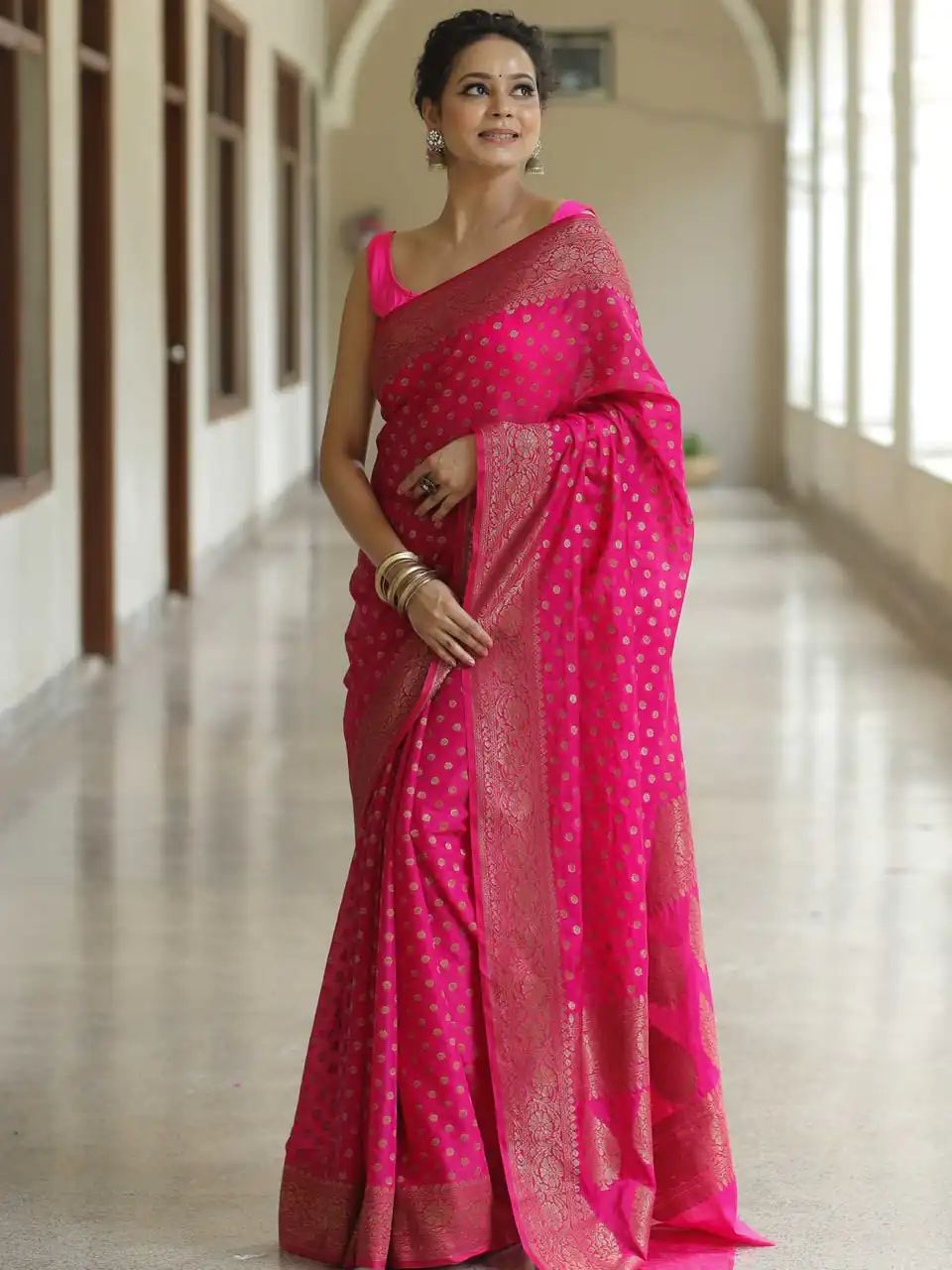 KPR 233 Pink in Soft Lichi Silk Lace Border & Lace Work Saree . Available at ₹1549 only. Delivery 4-6 Working Days. Shop now. | Sarees, Bollywood Sarees, Creative Sarees, Designer Sarees, Embroidered Sarees, Ethnic Saree, Modern Digital sarees, Party Wear Sarees