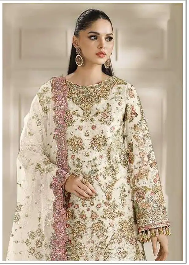 FC 1231 White Chiffon Salwar Suit with Embroidery Work & Sequins Work. Introductory Price ₹2949. Delivery 4-6 Working Days. Shop now. | Jump Suits, Salwar suit, Designer Suits, Casual Suits, Creative suits, Palazzo Suits, Party Wear Suits, Patiala Suits, Straight Suits