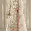 FC 1231 White Chiffon Salwar Suit with Embroidery Work & Sequins Work. Introductory Price ₹2949. Delivery 4-6 Working Days. Shop now. | Jump Suits, Salwar suit, Designer Suits, Casual Suits, Creative suits, Palazzo Suits, Party Wear Suits, Patiala Suits, Straight Suits
