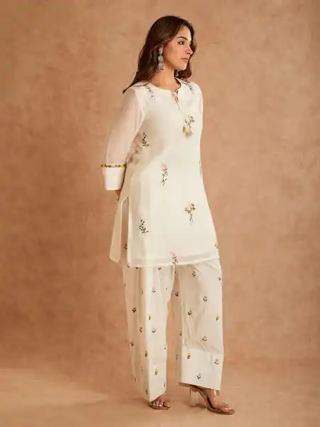 MF 513 in White Cotton Silk Digital Print & Embroidery Work Salwar Suit . Festive Deal ₹2149. Delivery 4-6 Working Days. Shop now. | Jump Suits, Salwar suit, Designer Suits, Casual Suits, Creative suits, Palazzo Suits, Party Wear Suits, Patiala Suits, Straight Suits