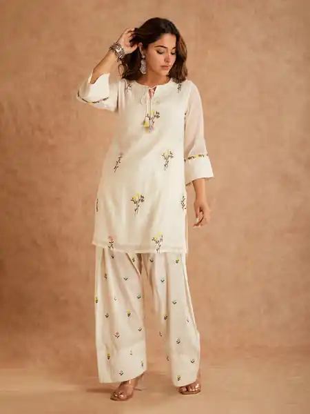 MF 513 in White Cotton Silk Digital Print & Embroidery Work Salwar Suit . Festive Deal ₹2149. Delivery 4-6 Working Days. Shop now. | Jump Suits, Salwar suit, Designer Suits, Casual Suits, Creative suits, Palazzo Suits, Party Wear Suits, Patiala Suits, Straight Suits