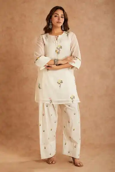MF 513 in White Cotton Silk Digital Print & Embroidery Work Salwar Suit . Festive Deal ₹2149. Delivery 4-6 Working Days. Shop now. | Jump Suits, Salwar suit, Designer Suits, Casual Suits, Creative suits, Palazzo Suits, Party Wear Suits, Patiala Suits, Straight Suits