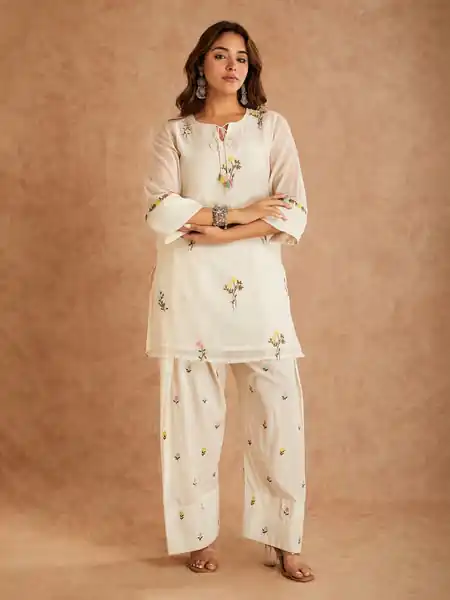 MF 513 in White Cotton Silk Digital Print & Embroidery Work Salwar Suit . Festive Deal ₹2149. Delivery 4-6 Working Days. Shop now. | Jump Suits, Salwar suit, Designer Suits, Casual Suits, Creative suits, Palazzo Suits, Party Wear Suits, Patiala Suits, Straight Suits