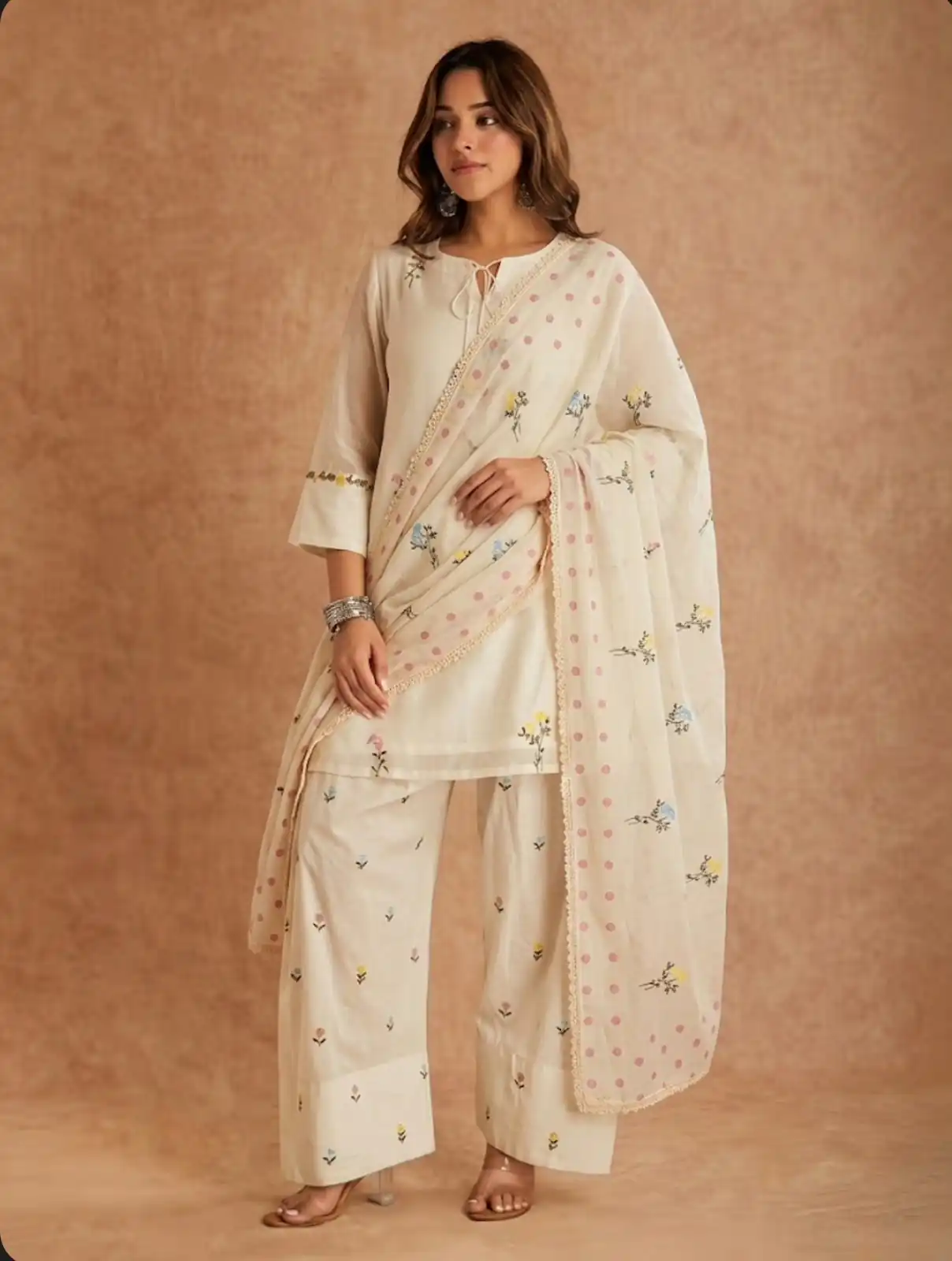 MF 513 in White Cotton Silk Digital Print & Embroidery Work Salwar Suit . Festive Deal ₹2149. Delivery 4-6 Working Days. Shop now. | Jump Suits, Salwar suit, Designer Suits, Casual Suits, Creative suits, Palazzo Suits, Party Wear Suits, Patiala Suits, Straight Suits