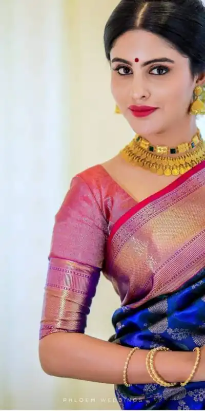 KPR 113 Royal Blue Soft Lichi Silk Saree with Lace Work & Lace Border. Introductory Price ₹1649. Delivery 4-6 Working Days. Shop now. | Sarees, Bollywood Sarees, Creative Sarees, Designer Sarees, Embroidered Sarees, Ethnic Saree, Modern Digital sarees, Party Wear Sarees