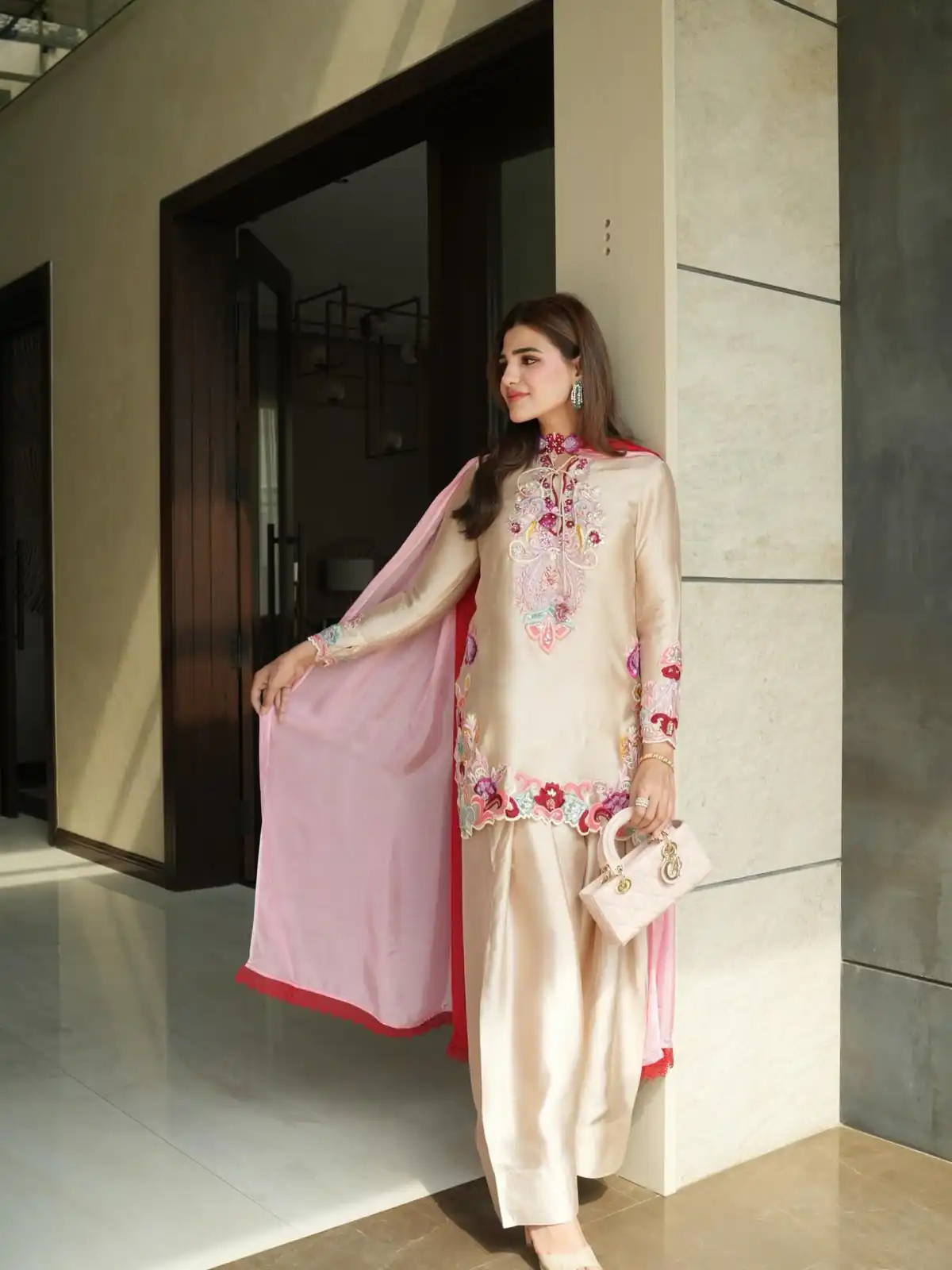 SR 1714 in Cream Embroidery Work Salwar Suit Natural Satin. Introductory Price ₹2149. Delivery 4-6 Working Days. Shop now. | Jump Suits, Salwar suit, Designer Suits, Casual Suits, Creative suits, Palazzo Suits, Party Wear Suits, Patiala Suits, Straight Suits