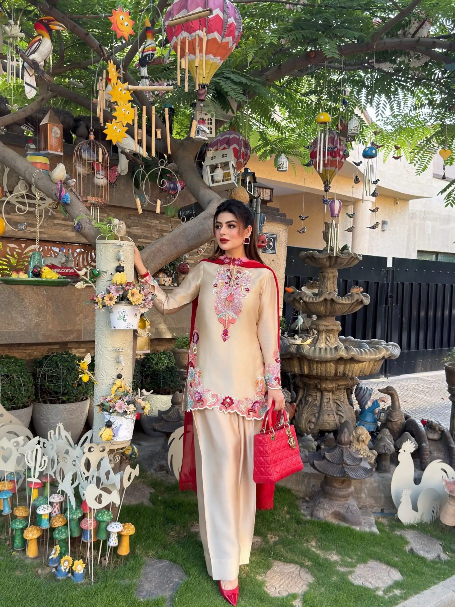 SR 1714 in Cream Embroidery Work Salwar Suit Natural Satin. Introductory Price ₹2149. Delivery 4-6 Working Days. Shop now. | Jump Suits, Salwar suit, Designer Suits, Casual Suits, Creative suits, Palazzo Suits, Party Wear Suits, Patiala Suits, Straight Suits