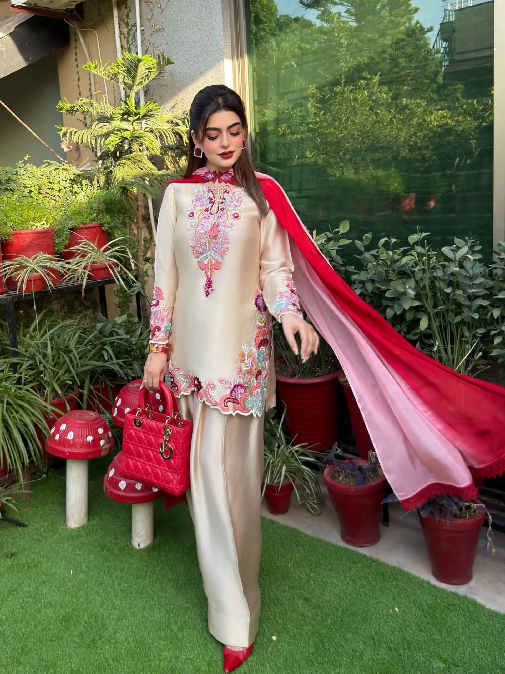 SR 1714 in Cream Embroidery Work Salwar Suit Natural Satin. Introductory Price ₹2149. Delivery 4-6 Working Days. Shop now. | Jump Suits, Salwar suit, Designer Suits, Casual Suits, Creative suits, Palazzo Suits, Party Wear Suits, Patiala Suits, Straight Suits