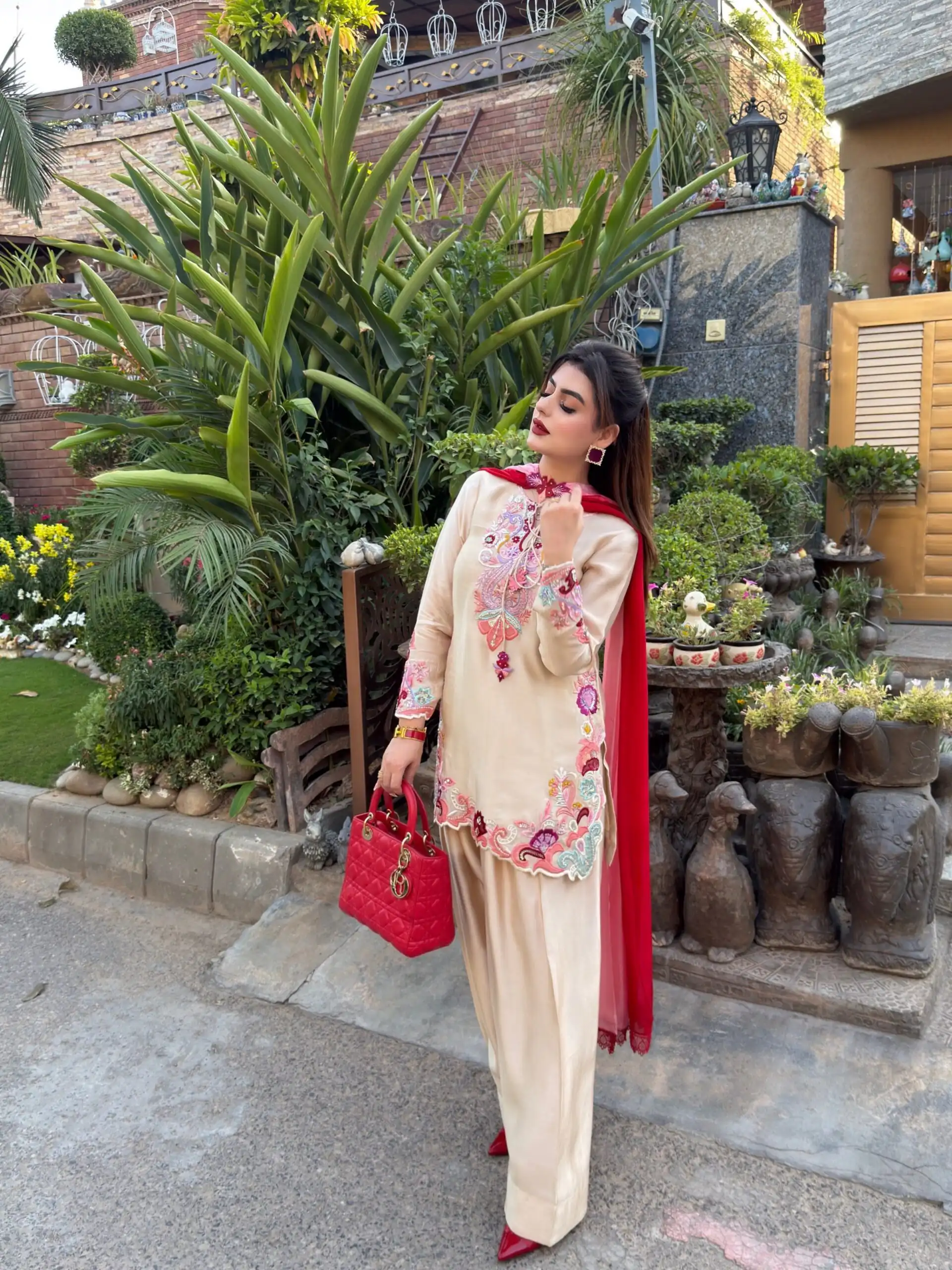 SR 1714 in Cream Embroidery Work Salwar Suit Natural Satin. Introductory Price ₹2149. Delivery 4-6 Working Days. Shop now. | Jump Suits, Salwar suit, Designer Suits, Casual Suits, Creative suits, Palazzo Suits, Party Wear Suits, Patiala Suits, Straight Suits