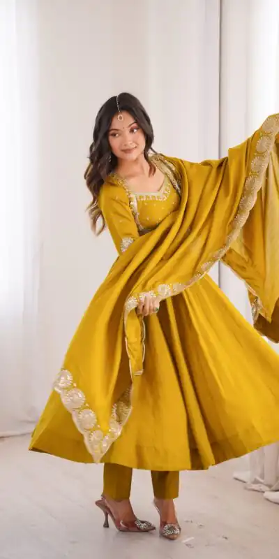 ZF 5026 Mastered Colour Roman Silk Salwar Suit with Embroidery Work. Best Price ₹2399. Delivery 4-6 Working Days. Online Shop now. | Anarkali Suits, Bollywood Anarkali, Creative-Anarkali, Designer Anarkali, Embroidered Anarkali, Party Wear Anarkali