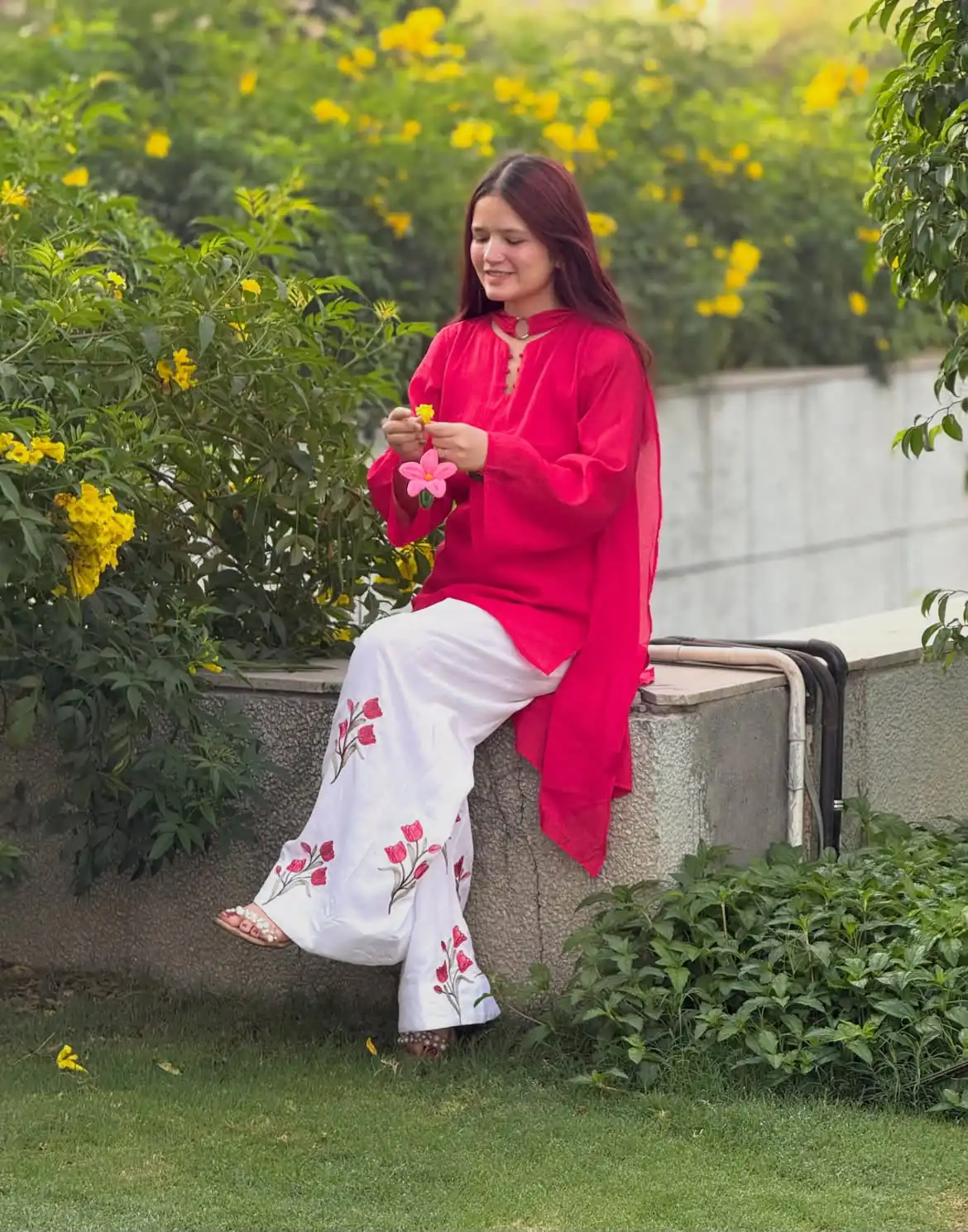 MF 546 Red Mal Chanderi Salwar Suit Perfect for Wedding, Party, Baisakhi, Housewarming, Sangeet – Introductory Price ₹2149. Delivery 4-6 Working D | Jump Suits, Salwar suit, Designer Suits, Casual Suits, Creative suits, Palazzo Suits, Party Wear Suits, Patiala Suits, Straight Suits