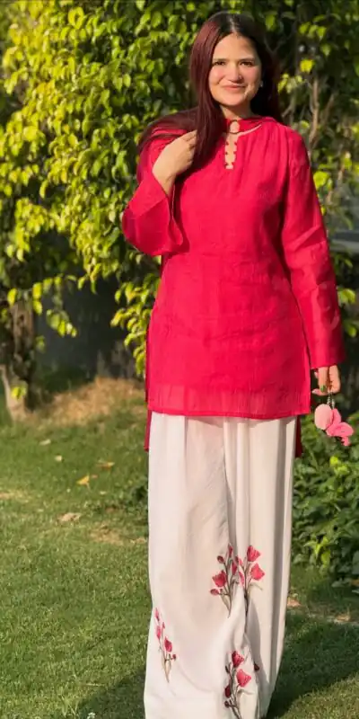MF 546 Red Mal Chanderi Salwar Suit Perfect for Wedding, Party, Baisakhi, Housewarming, Sangeet – Introductory Price ₹2149. Delivery 4-6 Working D | Jump Suits, Salwar suit, Designer Suits, Casual Suits, Creative suits, Palazzo Suits, Party Wear Suits, Patiala Suits, Straight Suits