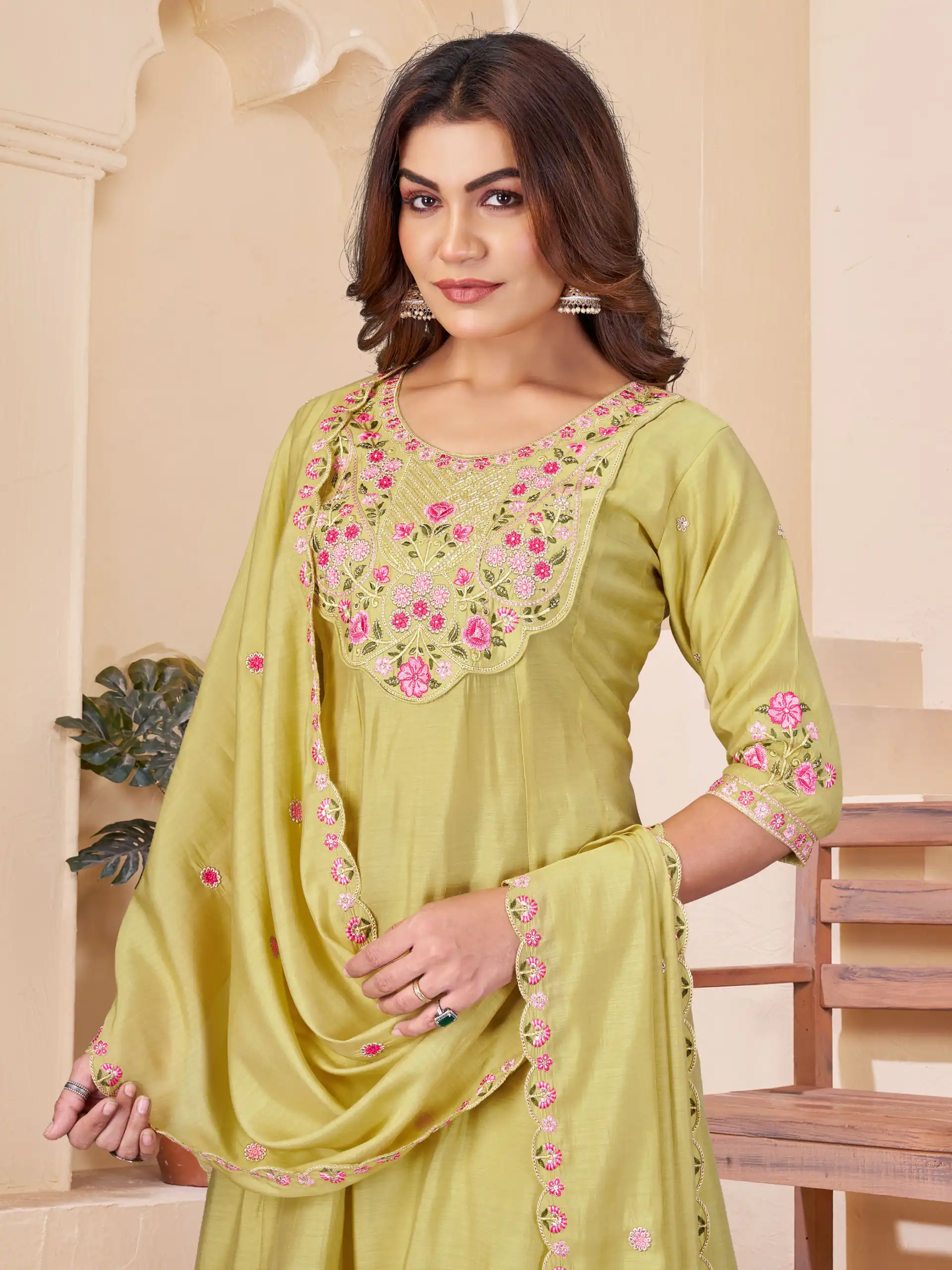 DIVA 172 Yellow Mal Chanderi Salwar Suit Perfect for Wedding, Party, Baisakhi, Housewarming, Sangeet – Introductory Price ₹2799. Delivery 4-6 Working D | Jump Suits, Salwar suit, Designer Suits, Casual Suits, Creative suits, Palazzo Suits, Party Wear Suits, Patiala Suits, Straight Suits