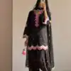 BE 490 Black Mul Chanderi Salwar Suit with Embroidery Work & Sequins Work. Festive Deal ₹2399. Delivery 4-6 Working Days. Shop nowp | Jump Suits, Salwar suit, Designer Suits, Casual Suits, Creative suits, Palazzo Suits, Party Wear Suits, Patiala Suits, Straight Suits