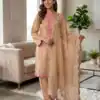 BE 490 Chiku Mul Chanderi Salwar Suit with Embroidery Work & Sequins Work. Festive Deal ₹2399. Delivery 4-6 Working Days. Shop nowp | Jump Suits, Salwar suit, Designer Suits, Casual Suits, Creative suits, Palazzo Suits, Party Wear Suits, Patiala Suits, Straight Suits