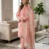 BE 490 Peach Mul Chanderi Salwar Suit with Embroidery Work & Sequins Work. Festive Deal ₹2399. Delivery 4-6 Working Days. Shop nowp | Jump Suits, Salwar suit, Designer Suits, Casual Suits, Creative suits, Palazzo Suits, Party Wear Suits, Patiala Suits, Straight Suits