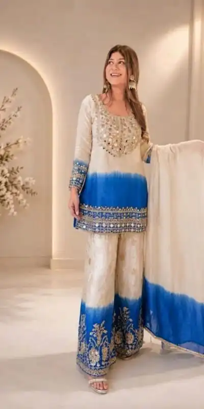 BE 491 Blue  in Star Georgette Embroidery Work Salwar Suit . Introductory Price ₹2349. Delivery 4-6 Working Days. Shop now. | Jump Suits, Salwar suit, Designer Suits, Casual Suits, Creative suits, Palazzo Suits, Party Wear Suits, Patiala Suits, Straight Suits