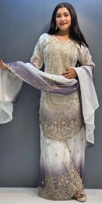 KF 1722 Lavender  in Star Georgette Embroidery Work Salwar Suit . Introductory Price ₹2349. Delivery 4-6 Working Days. Shop now. | Jump Suits, Salwar suit, Designer Suits, Casual Suits, Creative suits, Palazzo Suits, Party Wear Suits, Patiala Suits, Straight Suits
