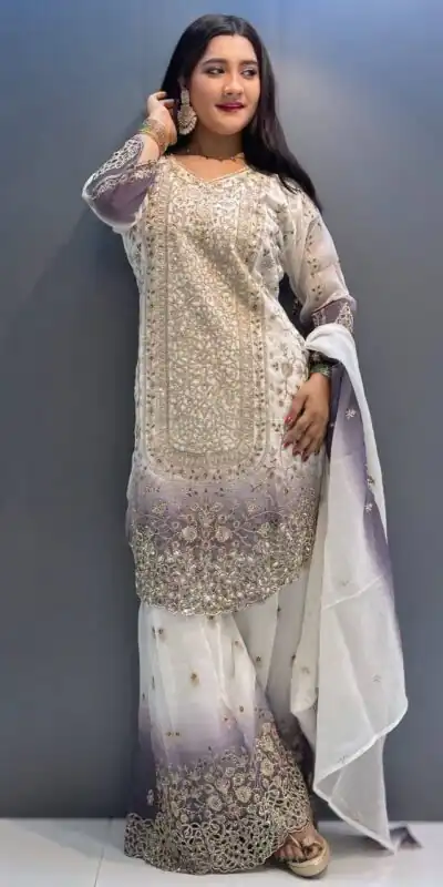 KF 1722 Lavender in Star Georgette Embroidery Work Salwar Suit . Introductory Price ₹2349. Delivery 4-6 Working Days. Shop now. | Jump Suits, Salwar suit, Designer Suits, Casual Suits, Creative suits, Palazzo Suits, Party Wear Suits, Patiala Suits, Straight Suits