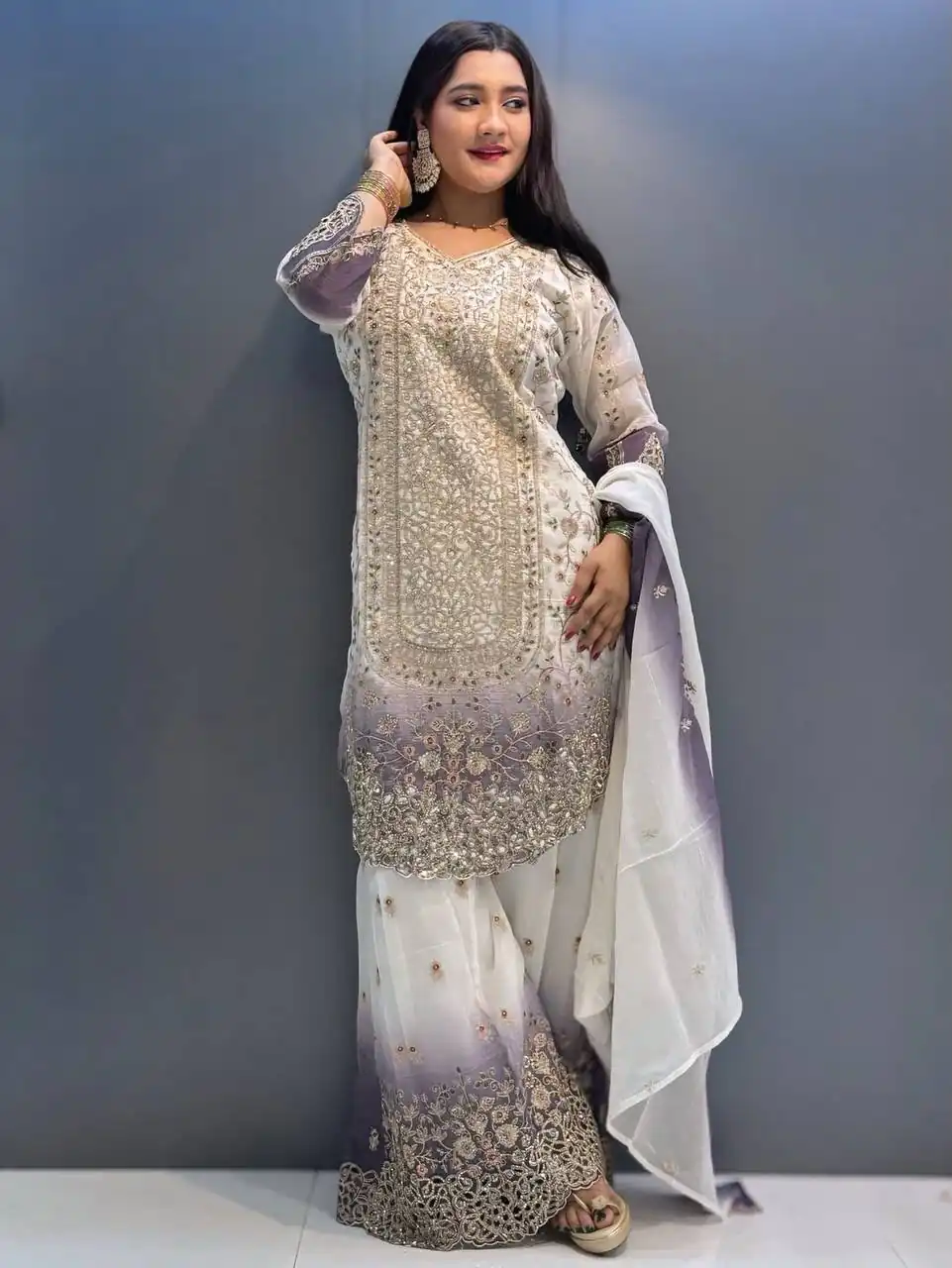 KF 1722 Lavender  in Star Georgette Embroidery Work Salwar Suit . Introductory Price ₹2349. Delivery 4-6 Working Days. Shop now. | Jump Suits, Salwar suit, Designer Suits, Casual Suits, Creative suits, Palazzo Suits, Party Wear Suits, Patiala Suits, Straight Suits