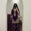 ZSR 3187 Purple Faux Georgette Salwar Suit with Mirror Work & Embroidery Work. Get it for ₹2349. Delivery 4-6 Working Days. Shop now. | Jump Suits, Salwar suit, Designer Suits, Casual Suits, Creative suits, Palazzo Suits, Party Wear Suits, Patiala Suits, Straight Suits