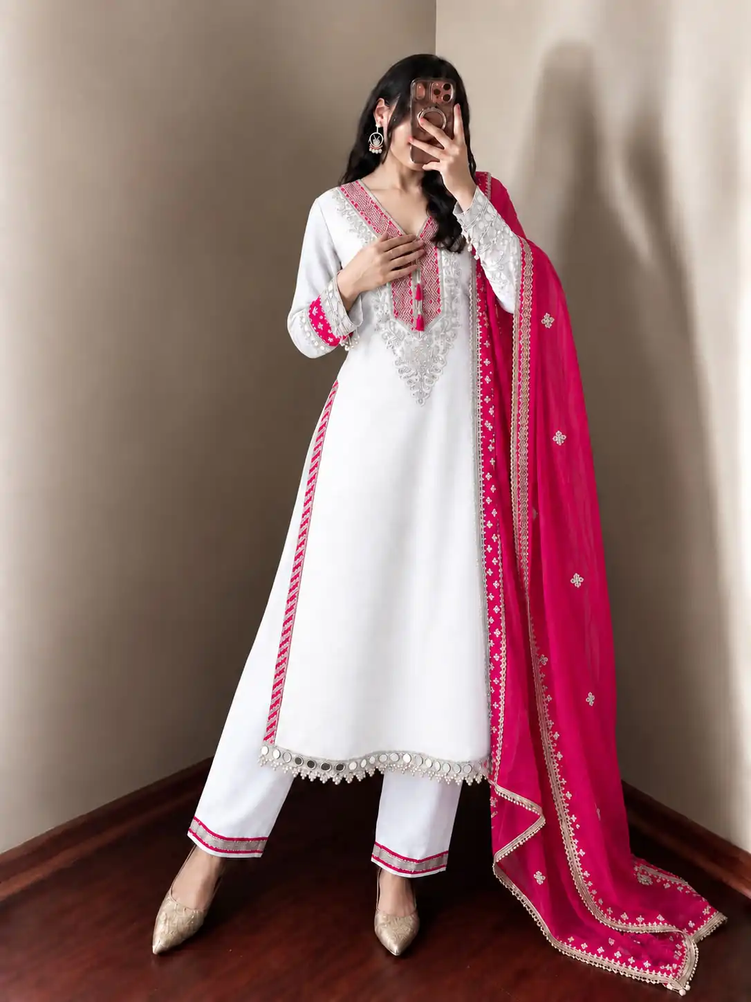 ZSR 3190 White Color Chinon Silk Embroidery Work Salwar Suit . Get it for ₹2349. Delivery 4-6 Working Days. Online Shop now. | Jump Suits, Salwar suit, Designer Suits, Casual Suits, Creative suits, Palazzo Suits, Party Wear Suits, Patiala Suits, Straight Suits