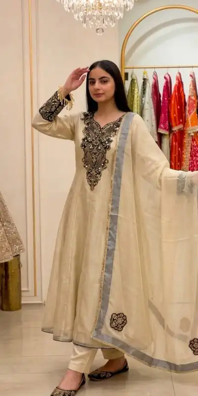 KF 1734 Black Soft Organza Salwar Suit with Embroidery Work & Cut Work. Available at ₹2249 only. Delivery 4-6 Working Days. Shop now. | Jump Suits, Salwar suit, Designer Suits, Casual Suits, Creative suits, Palazzo Suits, Party Wear Suits, Patiala Suits, Straight Suits