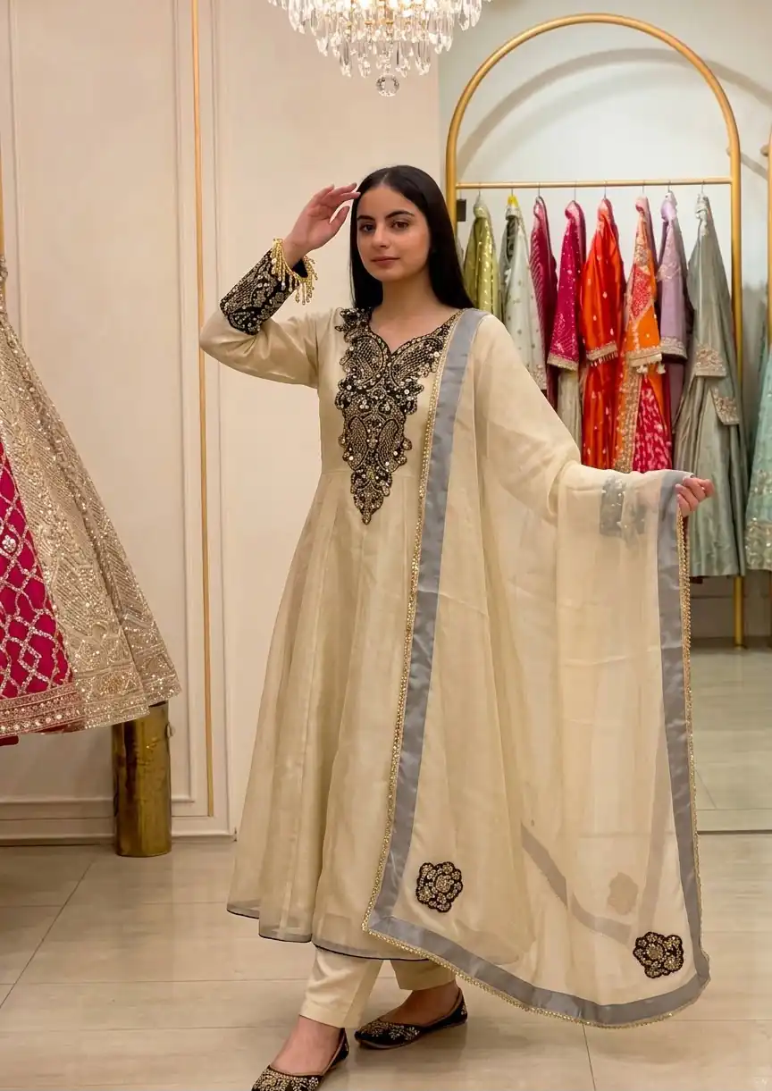 KF 1734 Black Soft Organza Salwar Suit with Embroidery Work & Cut Work. Available at ₹2249 only. Delivery 4-6 Working Days. Shop now. | Jump Suits, Salwar suit, Designer Suits, Casual Suits, Creative suits, Palazzo Suits, Party Wear Suits, Patiala Suits, Straight Suits