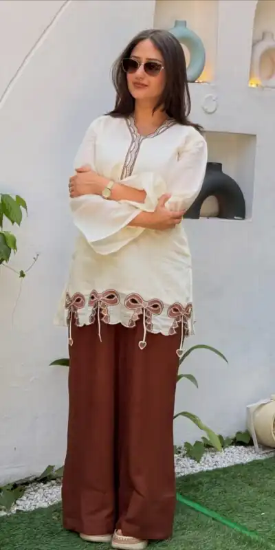 AD 244 Brown Roman Silk Salwar Suit with Sequins Work & Embroidery Work. Available at ₹1899 only. Delivery 4-6 Working Days. Shop now. | Jump Suits, Salwar suit, Designer Suits, Casual Suits, Creative suits, Palazzo Suits, Party Wear Suits, Patiala Suits, Straight Suits