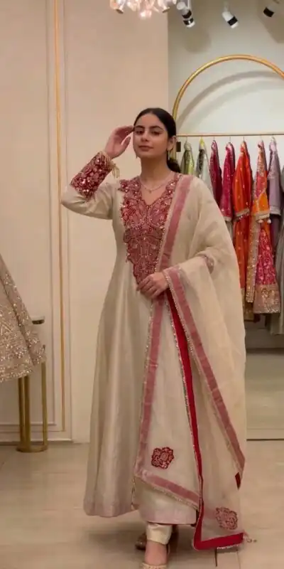 KF 1734 Pink Soft Organza Salwar Suit with Embroidery Work & Cut Work. Available at ₹2249 only. Delivery 4-6 Working Days. Shop now. | Jump Suits, Salwar suit, Designer Suits, Casual Suits, Creative suits, Palazzo Suits, Party Wear Suits, Patiala Suits, Straight Suits