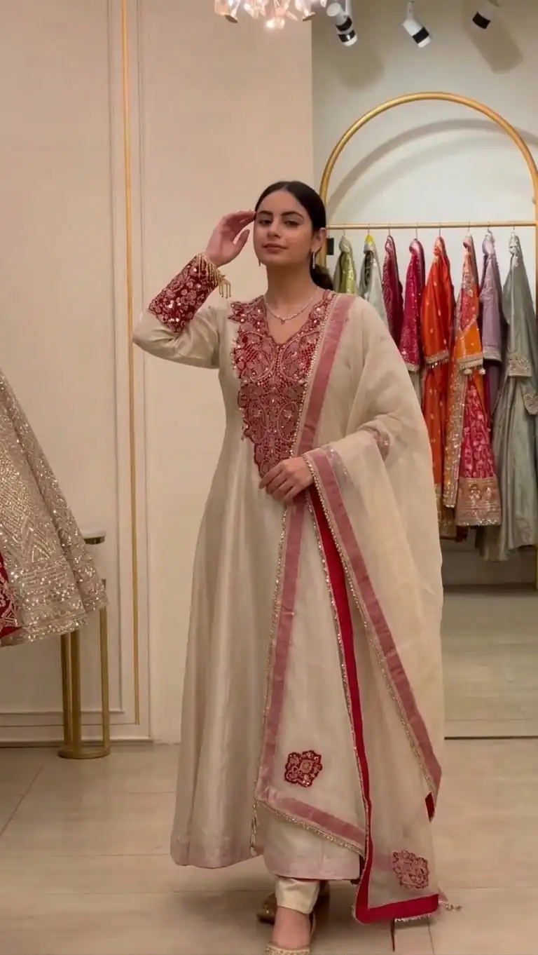 KF 1734 Pink Soft Organza Salwar Suit with Embroidery Work & Cut Work. Available at ₹2249 only. Delivery 4-6 Working Days. Shop now. | Jump Suits, Salwar suit, Designer Suits, Casual Suits, Creative suits, Palazzo Suits, Party Wear Suits, Patiala Suits, Straight Suits