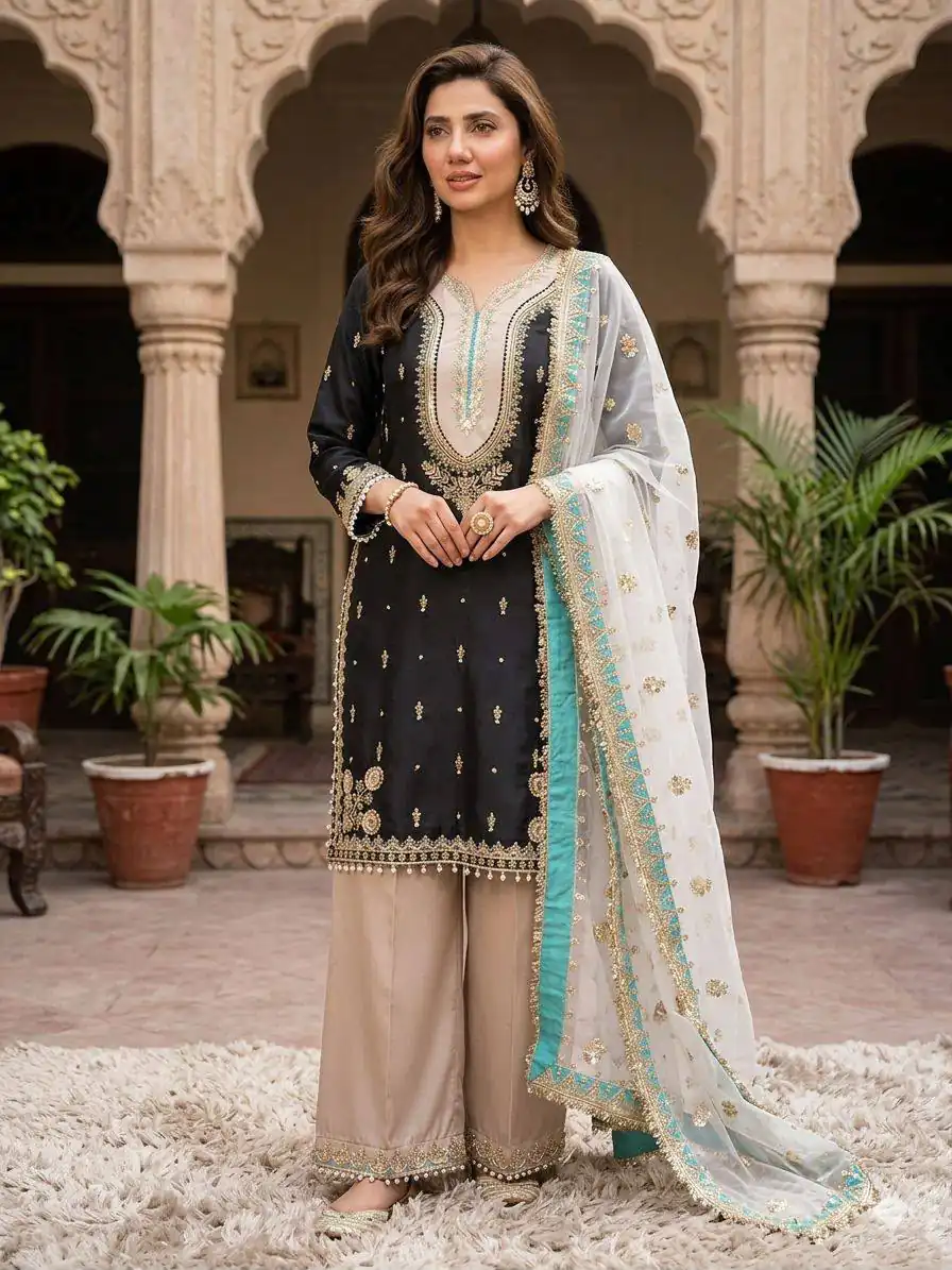 LG 2068 Black Crape Silk Salwar Suit Perfect for Wedding, Party, Onam, Reception, Housewarming – . Grab it for ₹1999. Delivery 4-6 Working Day | Jump Suits, Salwar suit, Designer Suits, Casual Suits, Creative suits, Palazzo Suits, Party Wear Suits, Patiala Suits, Straight Suits