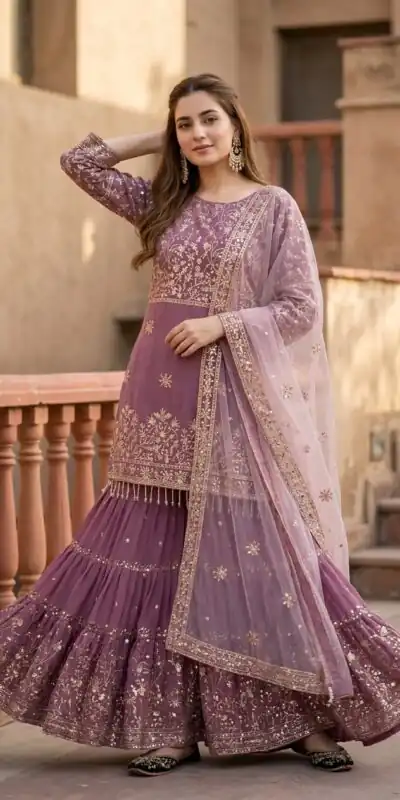 KF 1735 Onion Faux Georgette Salwar Suit with Mirror Work & Embroidery Work. Get it for ₹2949. Delivery 4-6 Working Days. Shop now. | Jump Suits, Salwar suit, Designer Suits, Casual Suits, Creative suits, Palazzo Suits, Party Wear Suits, Patiala Suits, Straight Suits