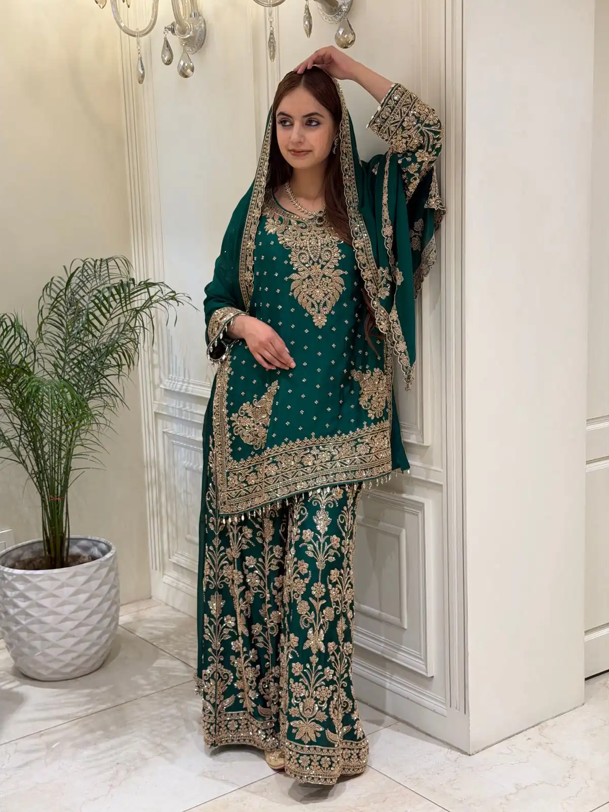 KF 1733 Teal Faux Georgette Salwar Suit with Mirror Work & Embroidery Work. Get it for ₹2849. Delivery 4-6 Working Days. Shop now. | Jump Suits, Salwar suit, Designer Suits, Casual Suits, Creative suits, Palazzo Suits, Party Wear Suits, Patiala Suits, Straight Suits