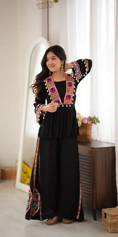 SP 93 Black Rayon Salwar Suit with Embroidery Work & Thread Embroidery. Best Price ₹2149. Delivery 4-6 Working Days. Shop now. | Jump Suits, Salwar suit, Designer Suits, Casual Suits, Creative suits, Palazzo Suits, Party Wear Suits, Patiala Suits, Straight Suits