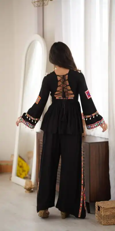 SP 93 Black Rayon Salwar Suit with Embroidery Work & Thread Embroidery. Best Price ₹2149. Delivery 4-6 Working Days. Shop now. | Jump Suits, Salwar suit, Designer Suits, Casual Suits, Creative suits, Palazzo Suits, Party Wear Suits, Patiala Suits, Straight Suits