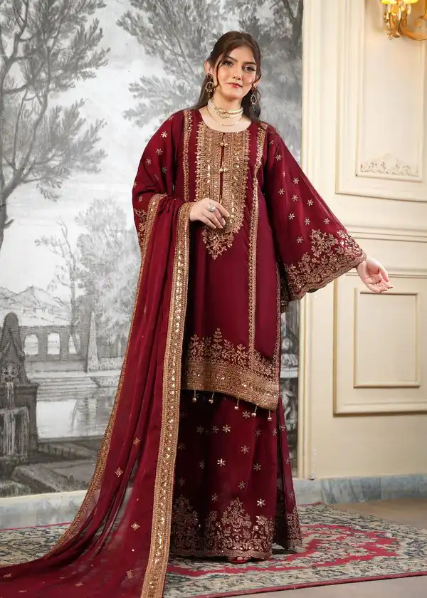NSR 890 Maroon Fendy Silk Salwar Suitwith Embroidery Work & Lace Work. Now at just ₹2399. Delivery 4-6 Working Days. Shop now. | Jump Suits, Salwar suit, Designer Suits, Casual Suits, Creative suits, Palazzo Suits, Party Wear Suits, Patiala Suits, Straight Suits