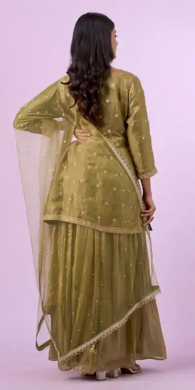 ZD 10016 Mehandi Fendy Silk Salwar Suitwith Embroidery Work & Lace Work. Now at just ₹2399. Delivery 4-6 Working Days. Shop now. | Jump Suits, Salwar suit, Designer Suits, Casual Suits, Creative suits, Palazzo Suits, Party Wear Suits, Patiala Suits, Straight Suits