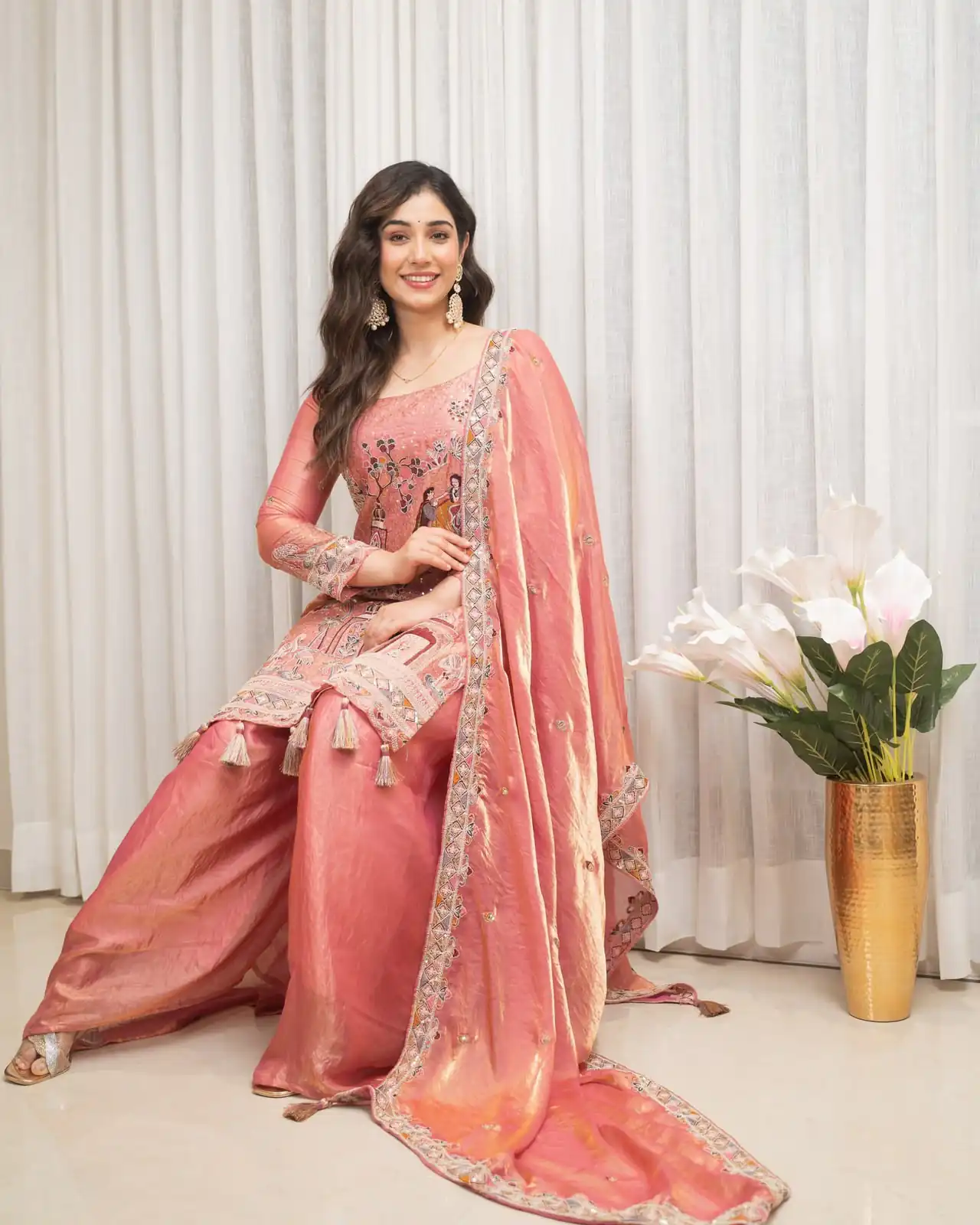 WW 1289 Pink Fendy Silk Salwar Suitwith Embroidery Work & Lace Work. Now at just ₹2999. Delivery 4-6 Working Days. Shop now. | Jump Suits, Salwar suit, Designer Suits, Casual Suits, Creative suits, Palazzo Suits, Party Wear Suits, Patiala Suits, Straight Suits