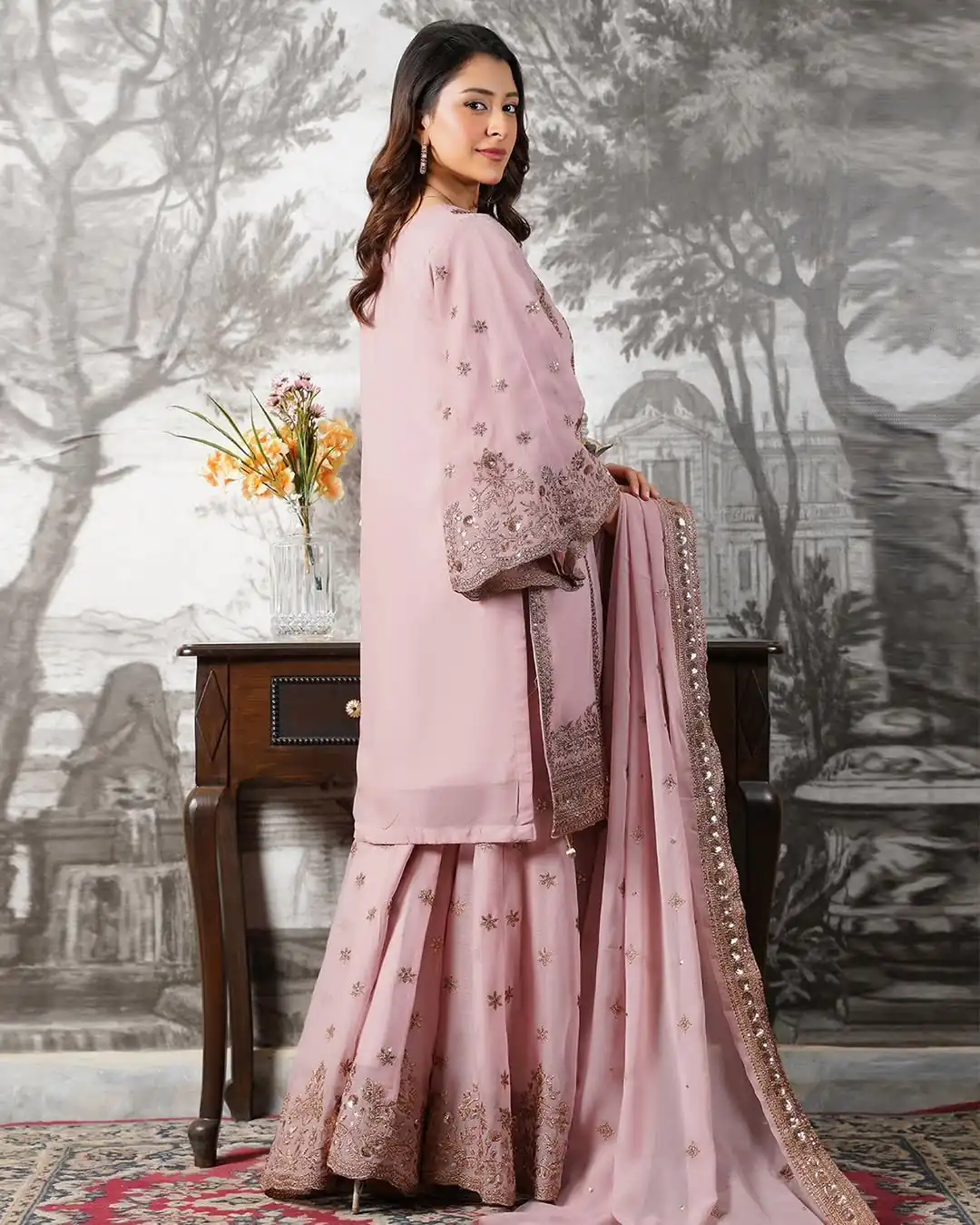 NSR 890 Pink Fendy Silk Salwar Suitwith Embroidery Work & Lace Work. Now at just ₹2399. Delivery 4-6 Working Days. Shop now. | Jump Suits, Salwar suit, Designer Suits, Casual Suits, Creative suits, Palazzo Suits, Party Wear Suits, Patiala Suits, Straight Suits