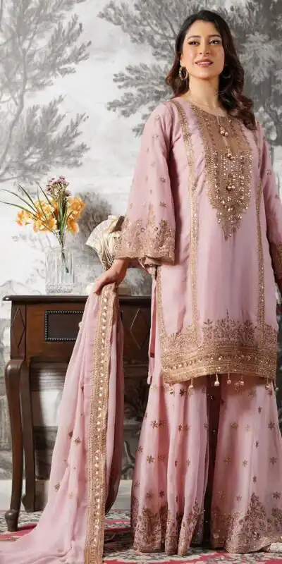 NSR 890 Pink Fendy Silk Salwar Suitwith Embroidery Work & Lace Work. Now at just ₹2399. Delivery 4-6 Working Days. Shop now. | Jump Suits, Salwar suit, Designer Suits, Casual Suits, Creative suits, Palazzo Suits, Party Wear Suits, Patiala Suits, Straight Suits