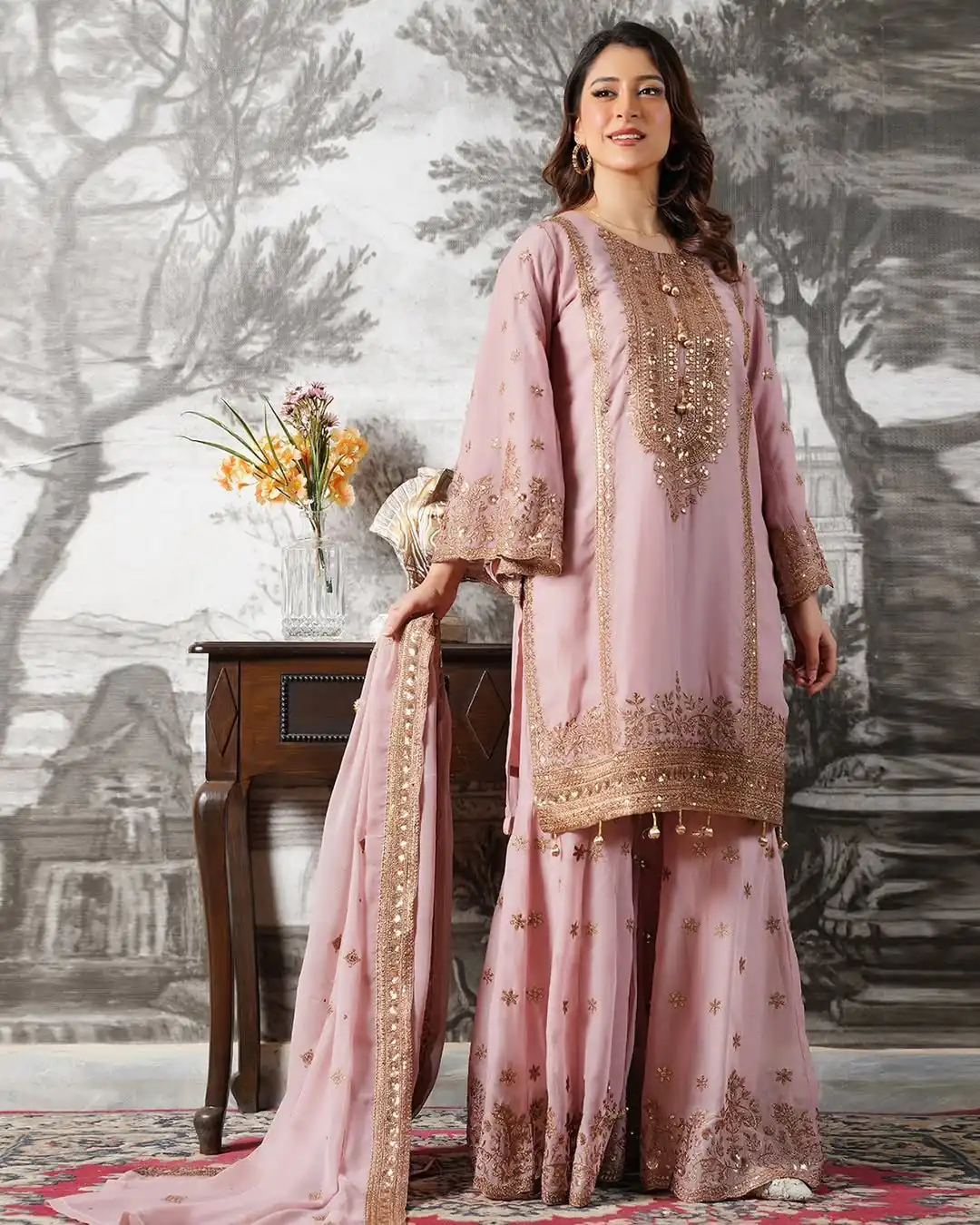 NSR 890 Pink Fendy Silk Salwar Suitwith Embroidery Work & Lace Work. Now at just ₹2399. Delivery 4-6 Working Days. Shop now. | Jump Suits, Salwar suit, Designer Suits, Casual Suits, Creative suits, Palazzo Suits, Party Wear Suits, Patiala Suits, Straight Suits