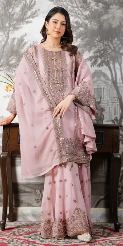 NSR 890 Pink Fendy Silk Salwar Suitwith Embroidery Work & Lace Work. Now at just ₹2399. Delivery 4-6 Working Days. Shop now. | Jump Suits, Salwar suit, Designer Suits, Casual Suits, Creative suits, Palazzo Suits, Party Wear Suits, Patiala Suits, Straight Suits