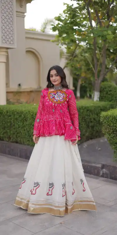 KA 5084 Pink Kora Cotton Lehenga Choli erfect for Wedding, Party, Haldi, Traditional Day, Makar Sankranti – . Special Price ₹2799. Delivery 4-6 Working | Lehenga, Bollywood Lehenga, Creative Lehenga, Designer Lehenga, Embroidered Lehenga, Party Wear Lehenga